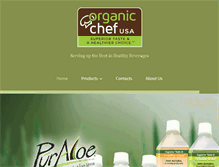 Tablet Screenshot of organicchefusa.com